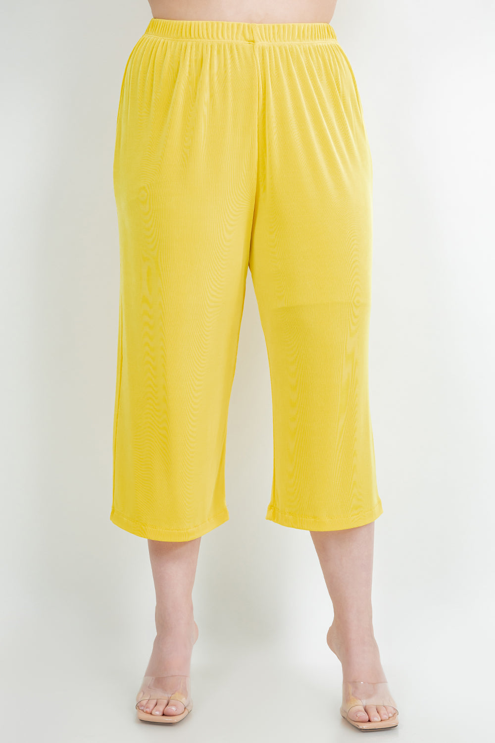 Pants Vikki Vi Classic Limoncello Crop Pant