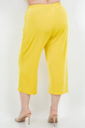 Vikki Vi Classic Limoncello Crop Pant