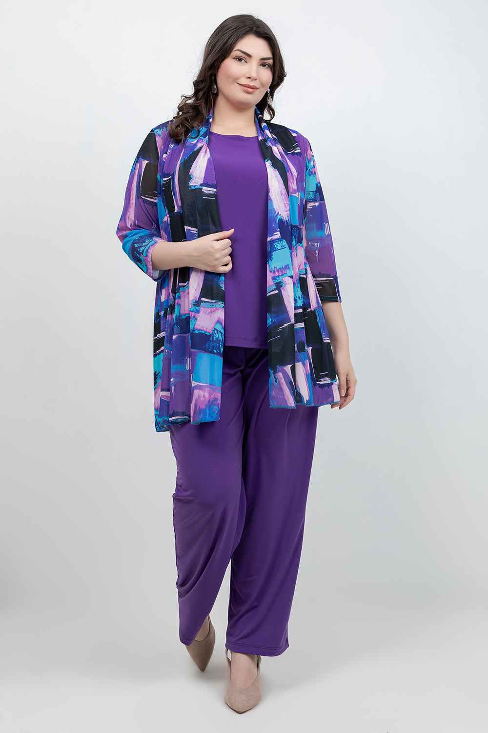 Jackets Mesh Multi-Purple Jacket