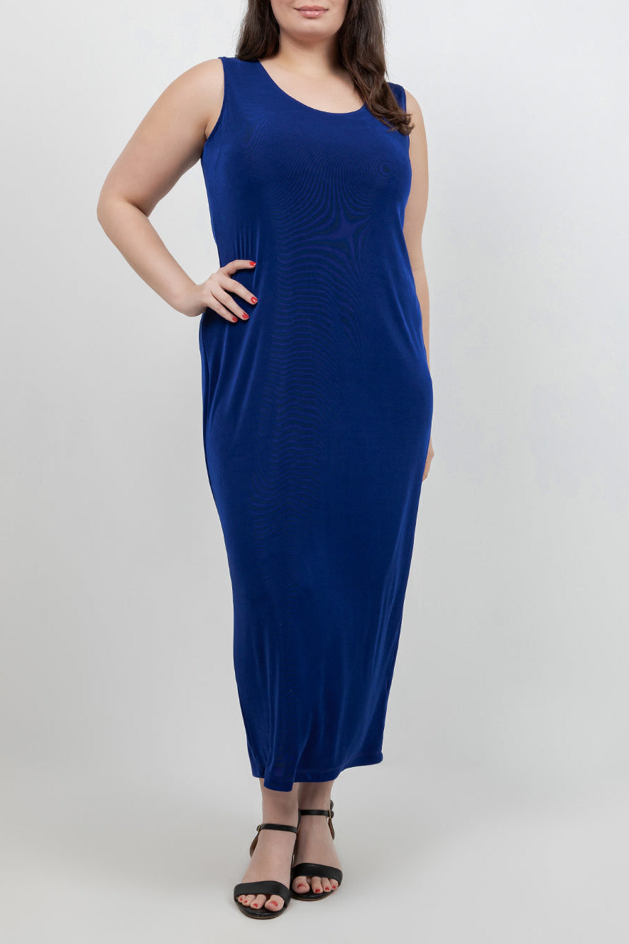 Dresses Vikki Vi Classic Royal Blue Maxi Tank Dress