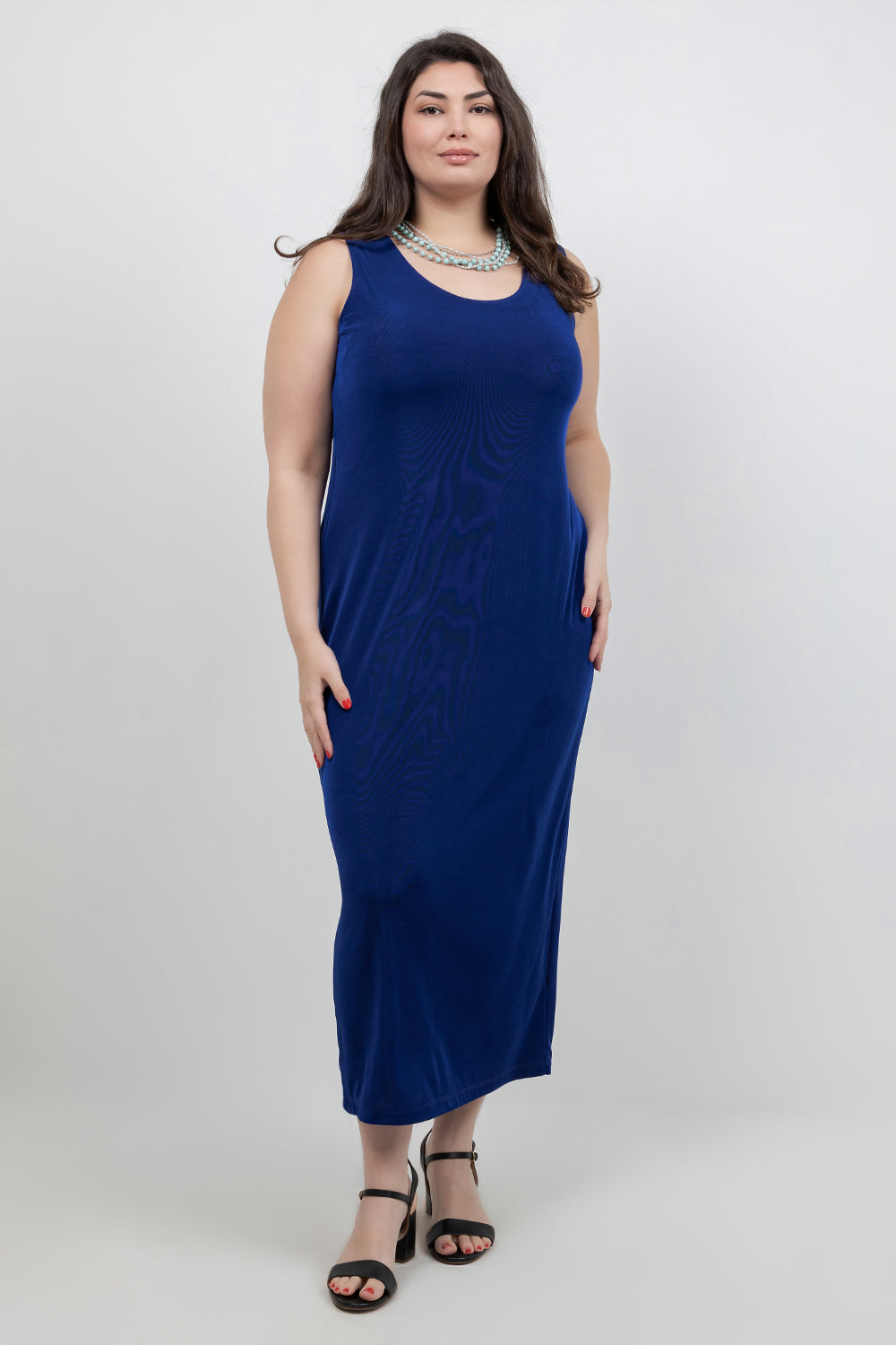 Dresses Vikki Vi Classic Royal Blue Maxi Tank Dress