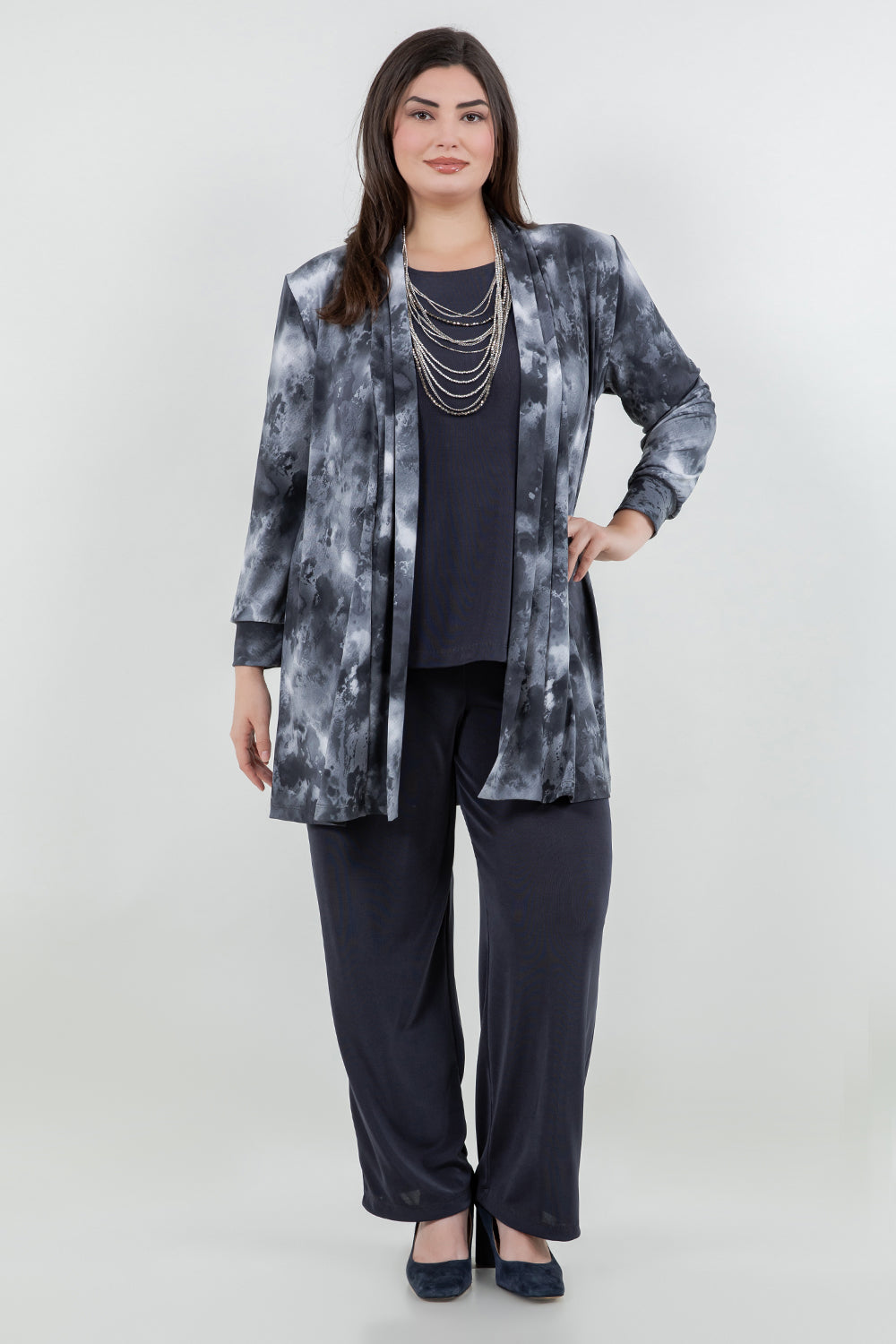 Pants Vikki Vi Classic Graphite Pull on Pant