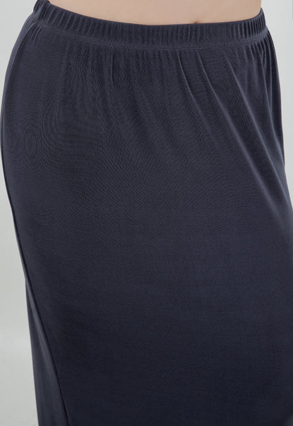 Skirts Vikki Vi Classic Graphite Straight Maxi Skirt