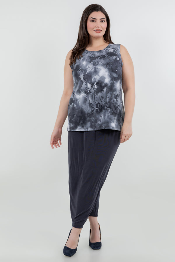 Vikki Vi Jersey Silver Mist Tank