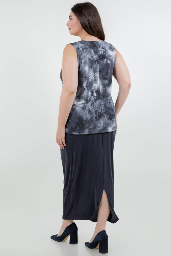 Vikki Vi Jersey Silver Mist Tank