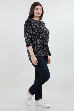 Vikki Vi Jersey Nocturne 3/4 Sleeve Top