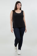 Vikki Vi Jersey Black Tank