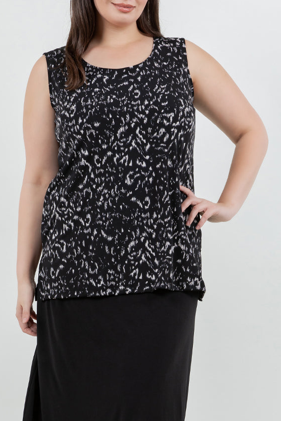 Tops Vikki Vi Jersey Nocturne Tunic Tank