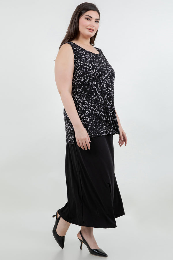 Vikki Vi Jersey Nocturne Tunic Tank