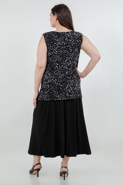 Tops Vikki Vi Jersey Nocturne Tunic Tank