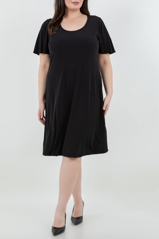 Dresses Vikki Vi Jersey Black T-Shirt Dress