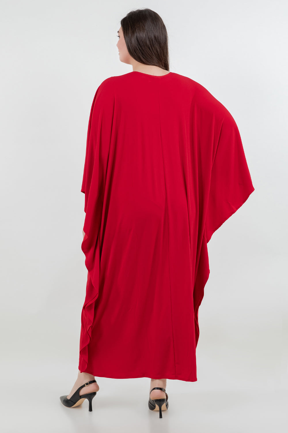 Dresses Vikki Vi Jersey Red Zip Front Caftan