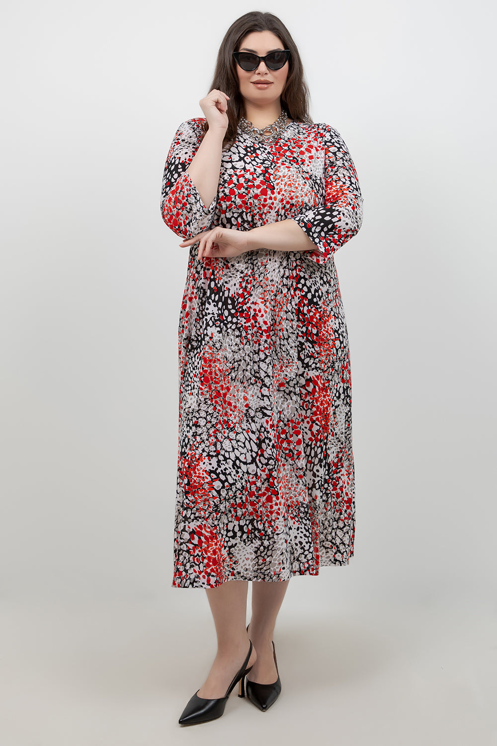 Dresses Vikki Vi Jersey Pebble V Neck Pocket Dress