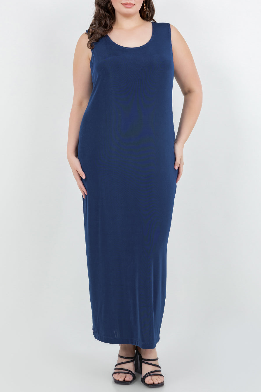 Dresses Vikki Vi Classic French Blue Maxi Tank Dress