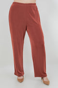 Vikki Vi Classic Cinnamon Petite Pull-On Pants