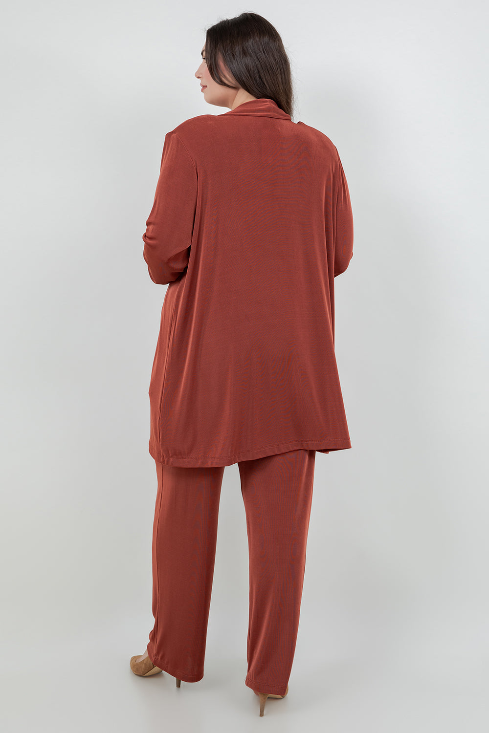 Jackets Vikki Vi Classic Cinnamon Long Kimono Jacket