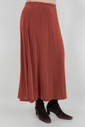 Vikki Vi Classic Cinnamon Maxi Skirt