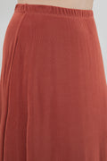 Vikki Vi Classic Cinnamon Maxi Skirt