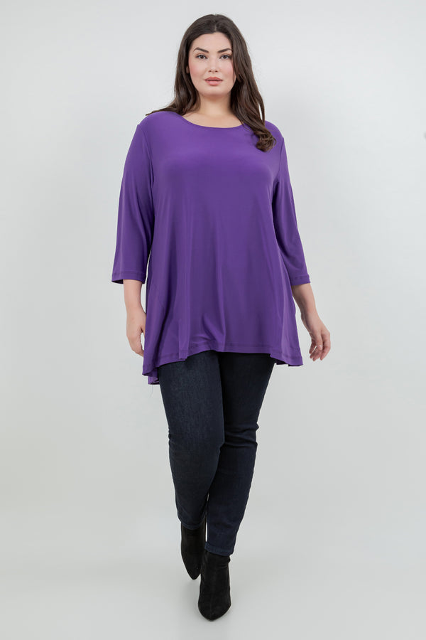 Vikki Vi Jersey Iris 2 Pocket Swing Tunic