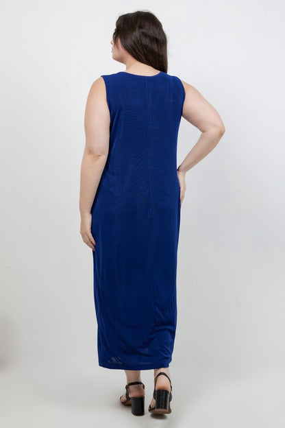 Dresses Vikki Vi Classic Royal Blue Maxi Tank Dress