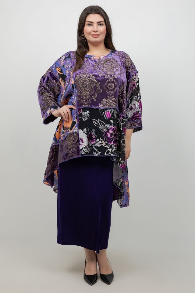 Tops Purple Velvet Whisper Top