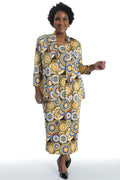 Vikki Vi Jersey Royal Medallion Kimono Jacket