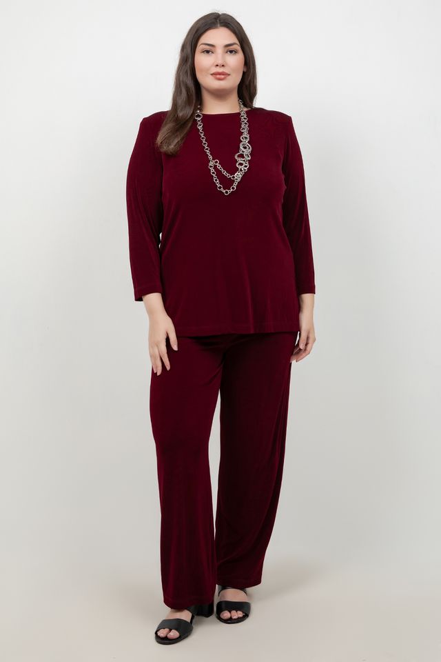 Vikki Vi Classic Shiraz Long Sleeve Tunic