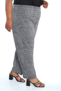 Vikki Vi Jersey Salt &Pepper Petite Pull-On Pant