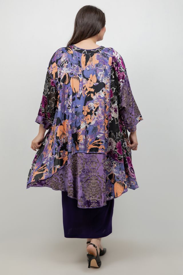 Tops Purple Velvet Whisper Top