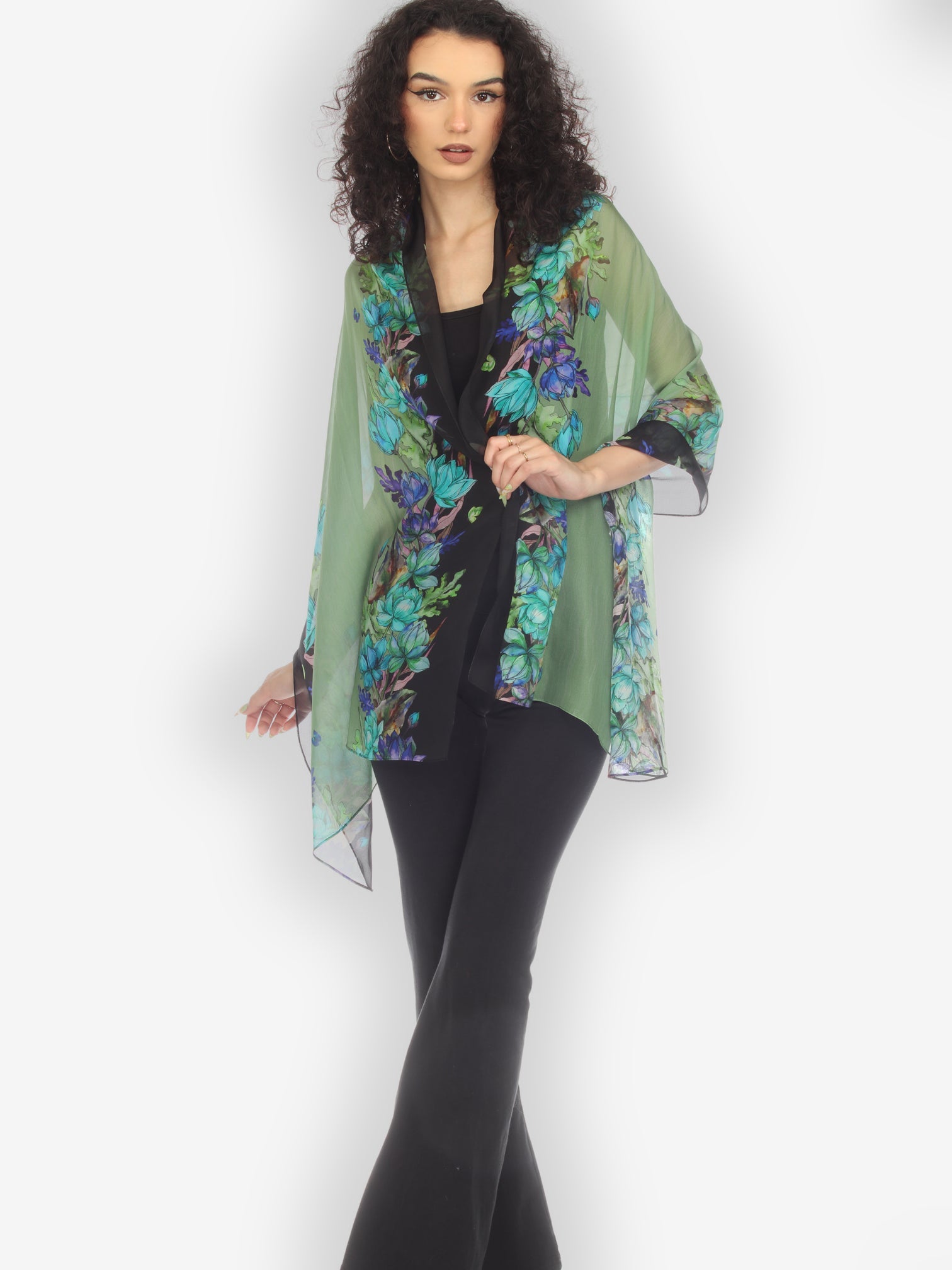 Scarf Lotus Sunny Breeze Silk Scarf