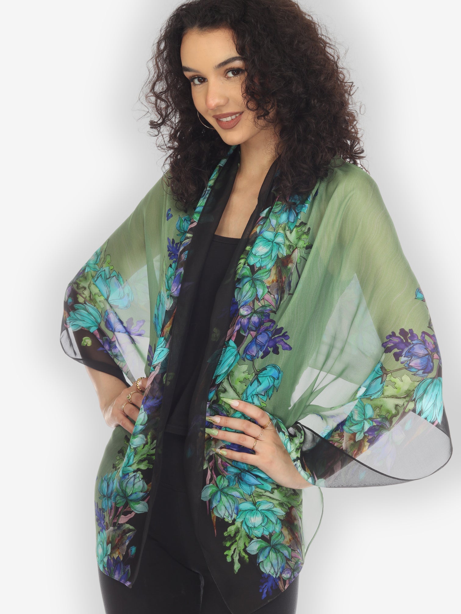 Scarf Lotus Sunny Breeze Silk Scarf