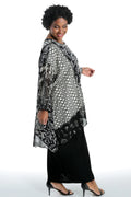 Sterling Black And White Whisper Top