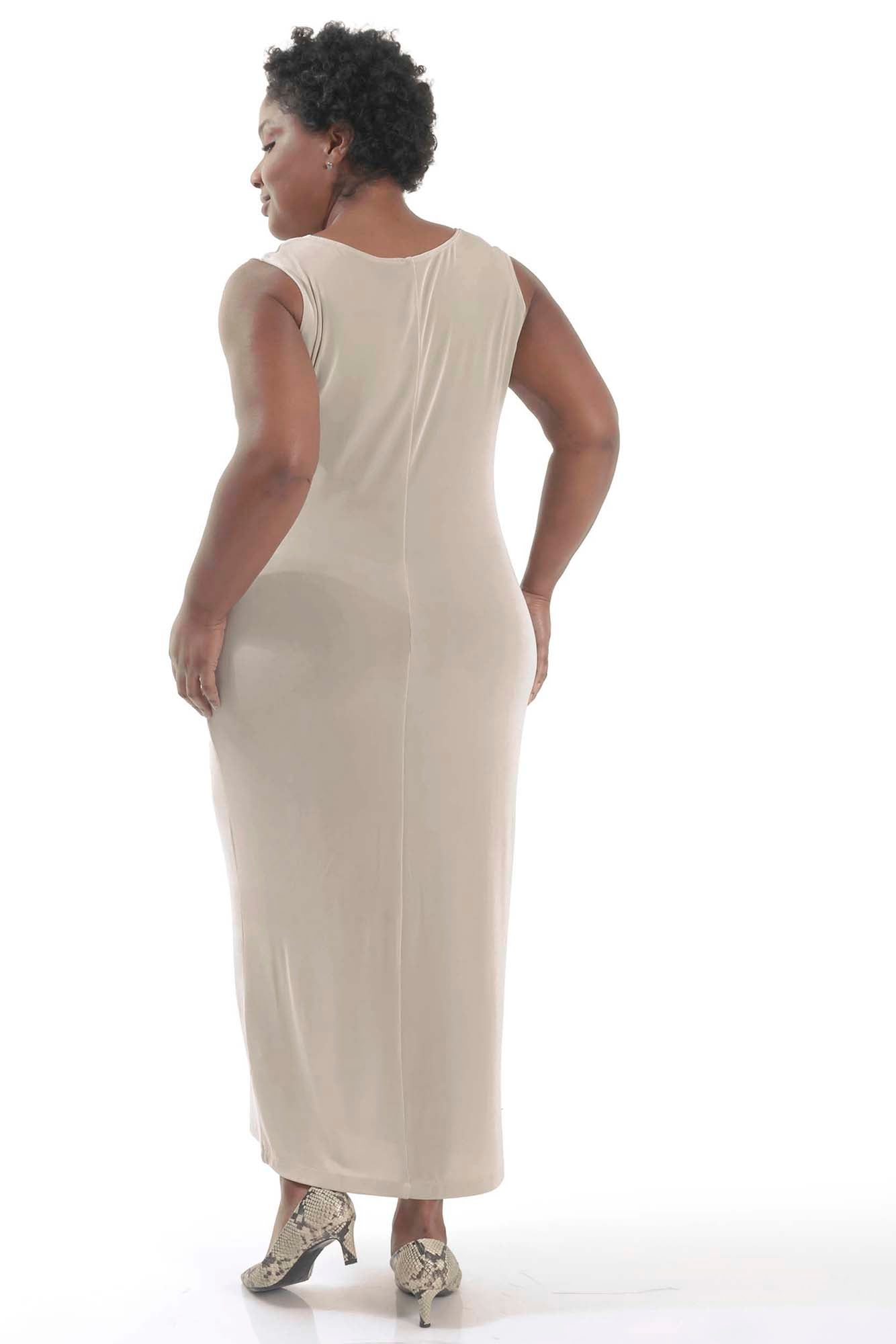 Dresses Vikki Vi Classic Sand Maxi Tank Dress