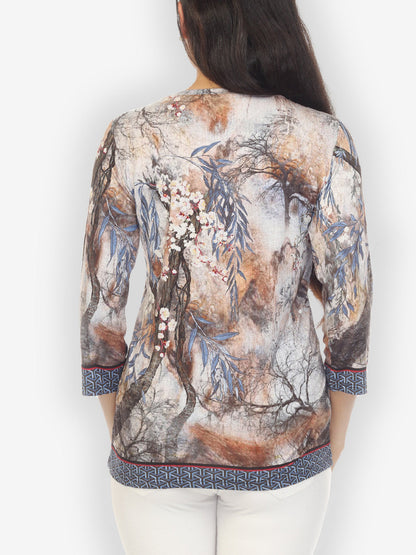 Tops Blossom Sakura Tree Exclusive Tee