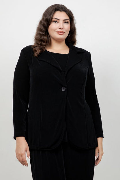 Vikki Vi Classic Black Blazer