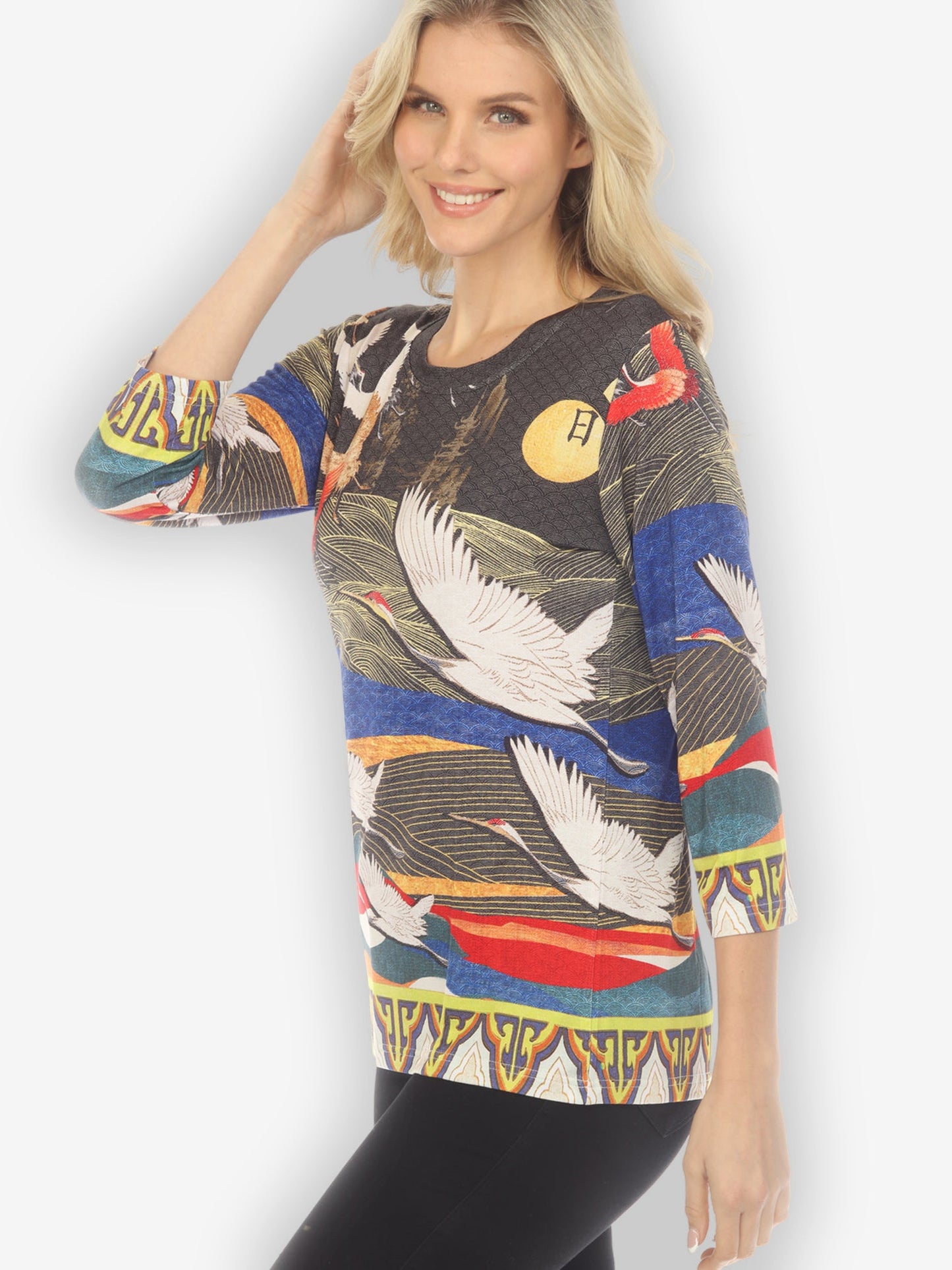 Tops Crane Flying Moon Exclusive Tee