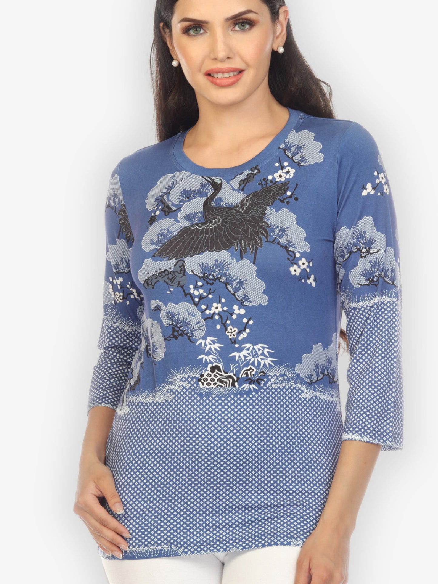 Tops True Blue Shibori Exclusive Tee