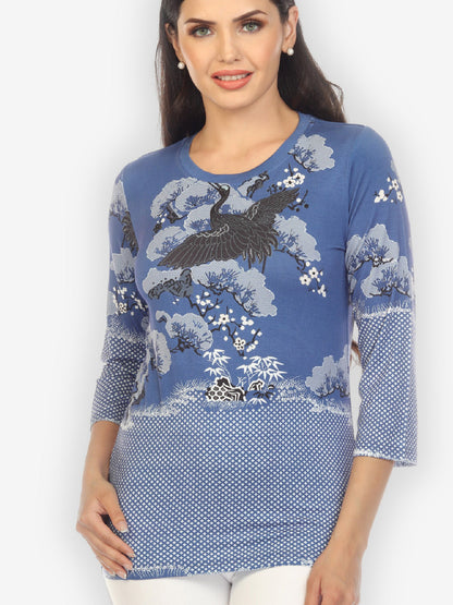 Tops True Blue Shibori Exclusive Tee