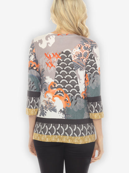 Tops Waves and Crane Exclusive Tee