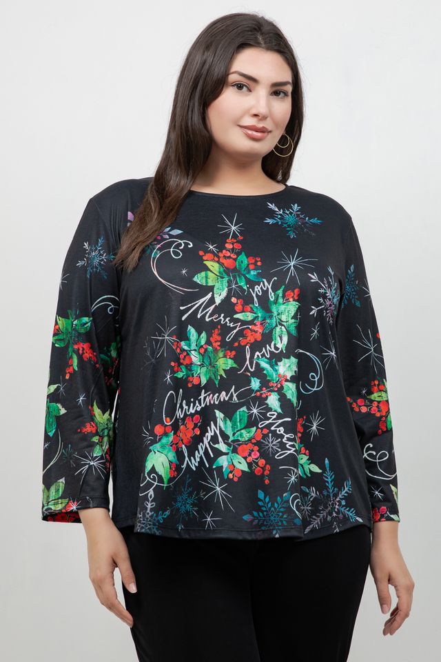 Tops Holly Jolly Tunic Top