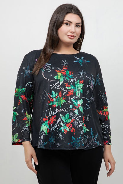 Tops Holly Jolly Tunic Top