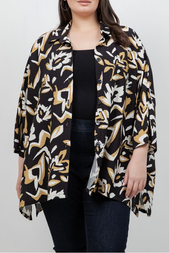 Tops Sahara Flower Big Shirt