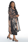 Sterling Black and Tan Maxi Duster