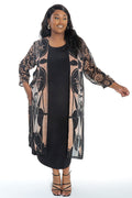 Sterling Black and Tan Maxi Duster