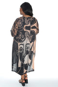Sterling Black and Tan Maxi Duster