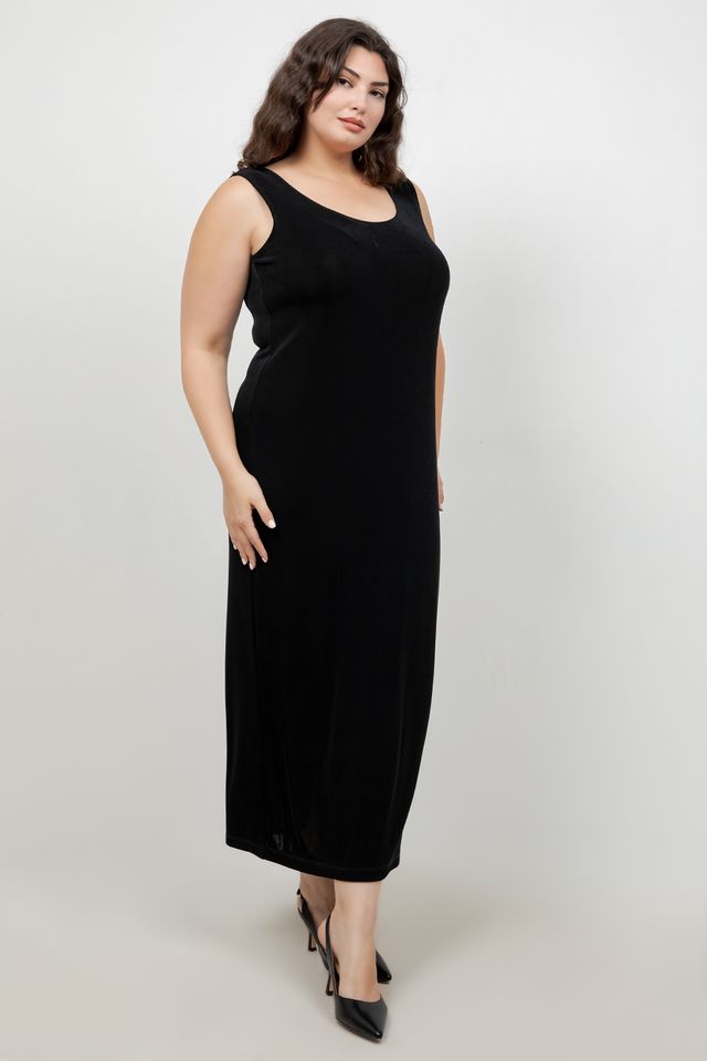 Vikki Vi Classic Black Maxi Tank Dress