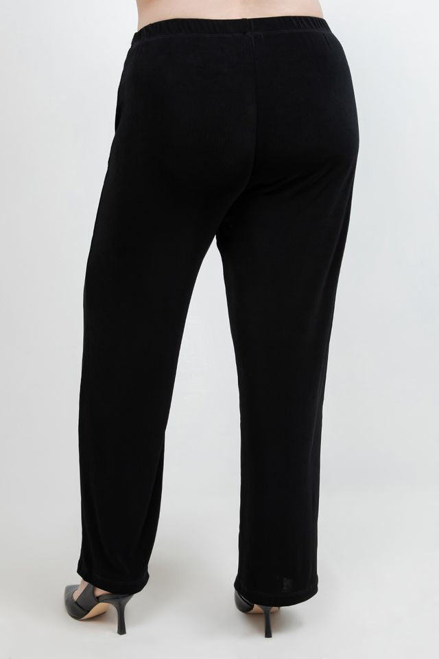 Pants Vikki Vi Classic Black Pull on Pant