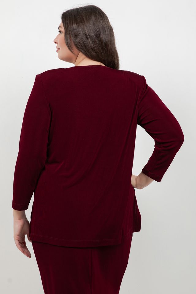 Vikki Vi Classic Shiraz Long Sleeve Tunic