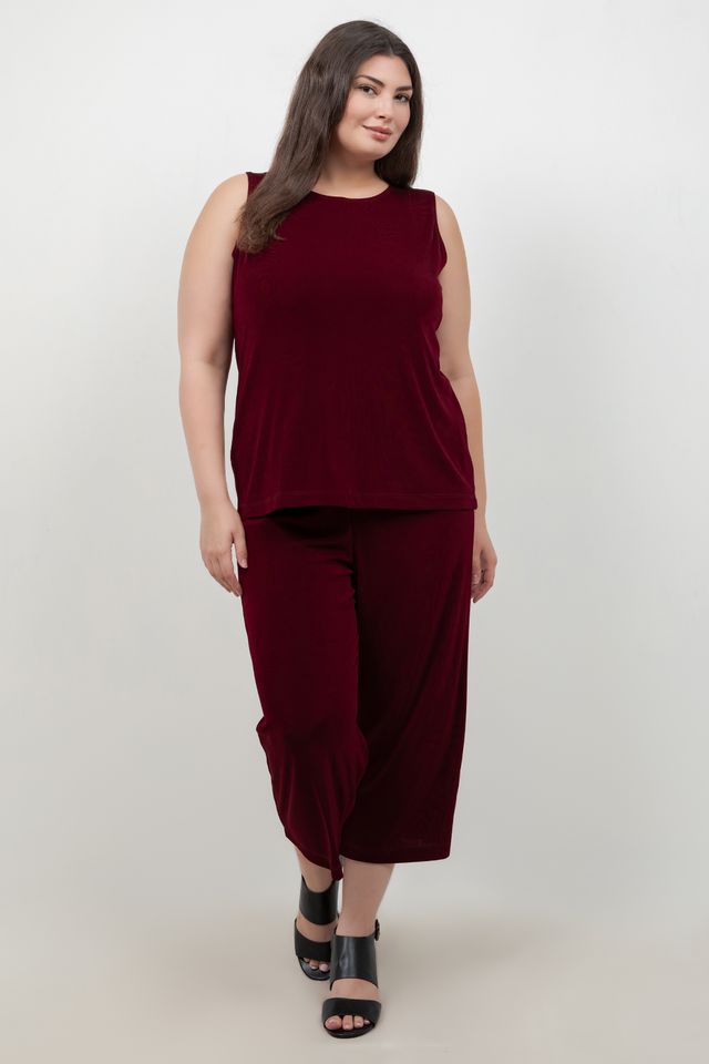Vikki Vi Classic Shiraz Crop Pant