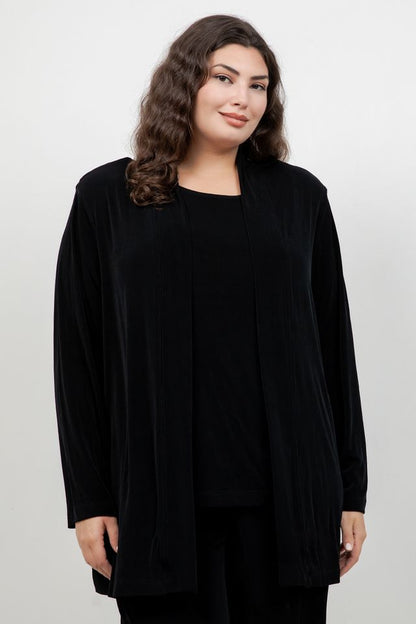 Vikki Vi Classic Black Kimono Jacket
